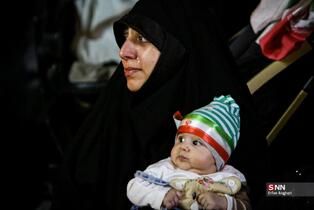 مراسم اجتماع شبانه مردمی در خیابان جمهوری اسلامی