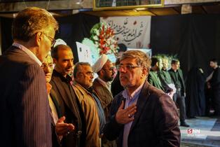 مراسم بزرگداشت چهلمین روز شهید شمقدری در مسجد حضرت قائم