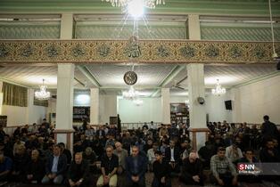 مراسم بزرگداشت چهلمین روز شهید شمقدری در مسجد حضرت قائم