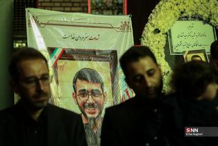 مراسم بزرگداشت چهلمین روز شهید شمقدری در مسجد حضرت قائم