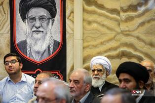 مراسم اربعین شهید علی لاریحانی در مسجد امام صادق(ع)