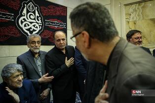 مراسم اربعین شهید علی لاریحانی در مسجد امام صادق(ع)
