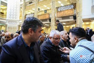مراسم اربعین شهید علی لاریحانی در مسجد امام صادق(ع)