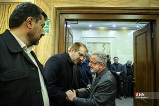 مراسم اربعین شهید علی لاریحانی در مسجد امام صادق(ع)