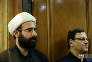 مراسم اربعین شهید علی لاریحانی در مسجد امام صادق(ع)