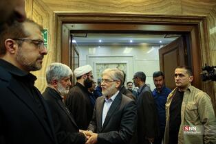 مراسم اربعین شهید علی لاریحانی در مسجد امام صادق(ع)