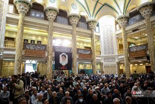 مراسم اربعین شهید علی لاریحانی در مسجد امام صادق(ع)