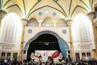 مراسم اربعین شهید علی لاریحانی در مسجد امام صادق(ع)