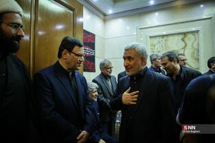مراسم اربعین شهید علی لاریحانی در مسجد امام صادق(ع)