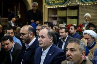 مراسم گرامیداشت شهید علی لاریجانی در مسجد بلال صدا و سیما