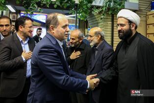 مراسم گرامیداشت شهید علی لاریجانی در مسجد بلال صدا و سیما