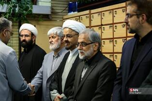 مراسم گرامیداشت شهید علی لاریجانی در مسجد بلال صدا و سیما