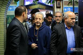 مراسم گرامیداشت شهید علی لاریجانی در مسجد بلال صدا و سیما