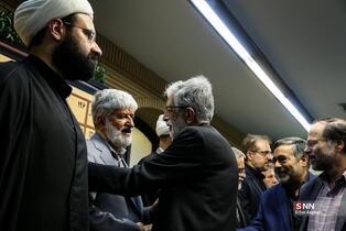 مراسم گرامیداشت شهید علی لاریجانی در مسجد بلال صدا و سیما