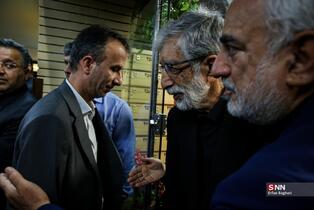 مراسم گرامیداشت شهید علی لاریجانی در مسجد بلال صدا و سیما