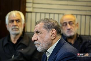 مراسم گرامیداشت شهید علی لاریجانی در مسجد بلال صدا و سیما