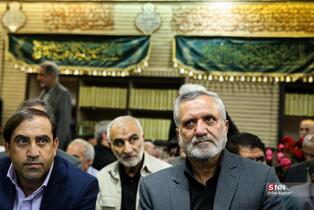 مراسم گرامیداشت شهید علی لاریجانی در مسجد بلال صدا و سیما