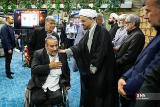 مراسم گرامیداشت شهید علی لاریجانی در مسجد بلال صدا و سیما