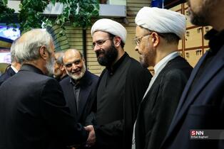 مراسم گرامیداشت شهید علی لاریجانی در مسجد بلال صدا و سیما