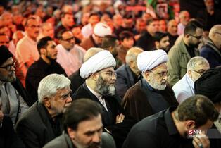 مراسم یادبود شهدای خانواده رهبر انقلاب در حرم عبدالعظیم حسنی(ع)
