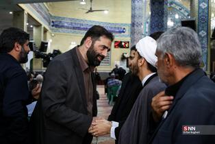 مراسم بزرگداشت سردار شهید اسماعیل احمدی در مسجد علی ابن الحسین(ع)