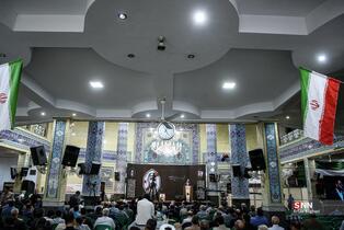 مراسم بزرگداشت سردار شهید اسماعیل احمدی در مسجد علی ابن الحسین(ع)