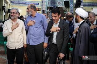 مراسم بزرگداشت سردار شهید اسماعیل احمدی در مسجد علی ابن الحسین(ع)