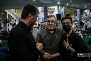 مراسم بزرگداشت سردار شهید اسماعیل احمدی در مسجد علی ابن الحسین(ع)