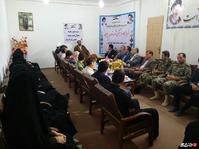 مراسم تکریم و مسئول  حوزه دانشجویی شهرستان ایوان 
