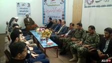 مراسم تکریم و مسئول  حوزه دانشجویی شهرستان ایوان 