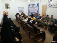 مراسم تکریم و مسئول  حوزه دانشجویی شهرستان ایوان 