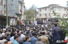 تشییع پیکر دوشهید مدافع حرم گیلانی