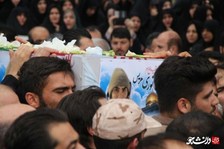 تشییع پیکر دوشهید مدافع حرم گیلانی