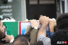 تشییع پیکر دوشهید مدافع حرم گیلانی