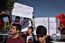 تجمع اعتراضی دانشجویان شیراز