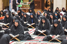 جزء خوانی حرم شاهچراغ