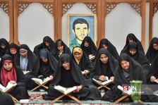 جزء خوانی حرم شاهچراغ