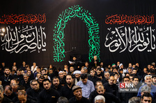 مرثیه سرایی روحانیون در مدرسه آیت الله خوئی در روز شهادت حضرت علی(ع)