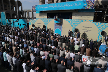  اقامه نماز عید فطر به امامت رهبر معظم انقلاب