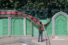 سیاه پوش کردن مساجد و اماکن در آستانه محرم