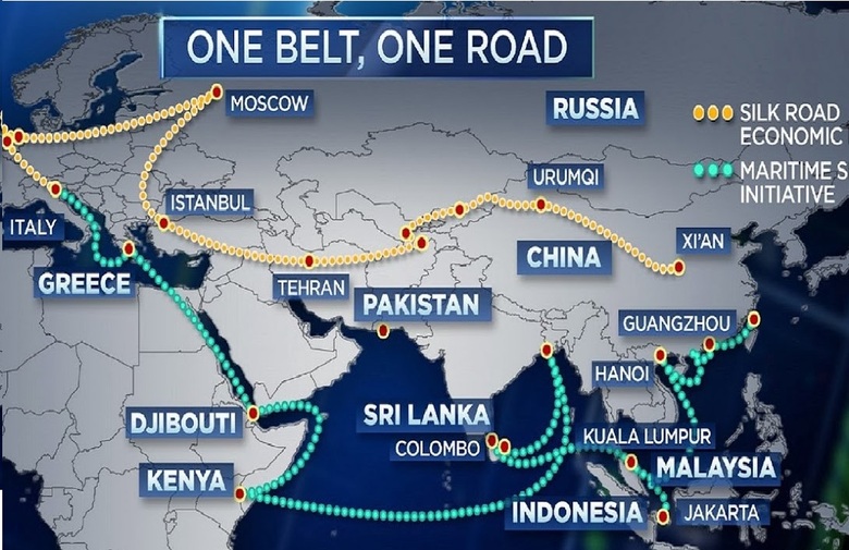 اتصال شرق جهان از طریق تهران به غرب اروپا در چارچوب پروژه «یک کمربند - یک جاده» چین