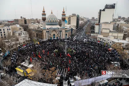تجمع بزرگداشت شهید سپهبد قاسم سلیمانی در میدان فلسطین