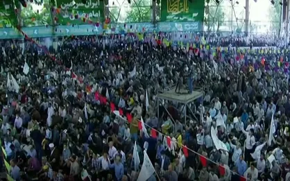 استقبال پرشور تهرانی&zwnj;ها از اجتماع بزرگ امام رضایی&zwnj;ها