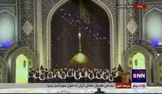 سرودخوانی در حرم امام رضا (ع) به مناسبت عید نوروز