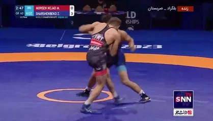 محسن&zwnj;نژاد از رسیدن به فینال بازماند