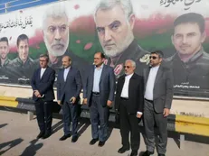 ورود هیئت پارلمانی جمهوری اسلامی ایران به بغداد برای شرکت در مجمع مجالس آسیایی