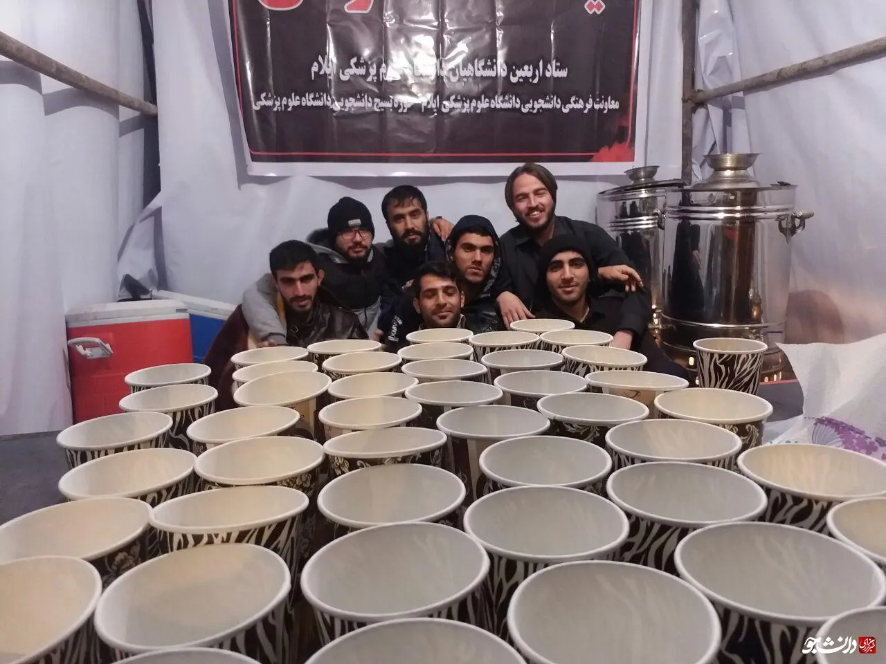 وقتی که در موکب دانشجویی خستگی بی‌معنا می‌شود