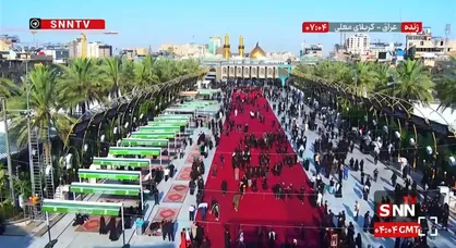 بین الحرمین الشریفین آماده&zwnj;ی تشییع پیکر مطهر رهبر شهید انقلاب + فیلم