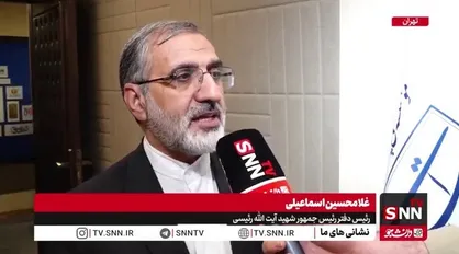 اسماعیلی: بی&zwnj;مهری به شهید رئیسی همچنان ادامه دارد