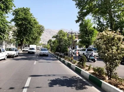 پیاده راه خیابان شریعتی در شمال تهران باغ راه می&zwnj;شود